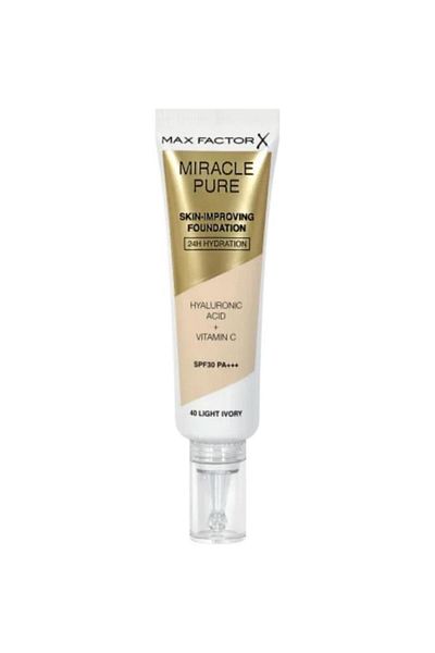 Max Factor Miracle Pure Foundation Light Ivory No: 40