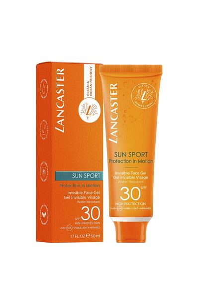 Lancaster جل الوجه غير المرئي من صن سبورت - عامل حماية من الشمس SPF 30 50 مل كريم الشمس للوجه