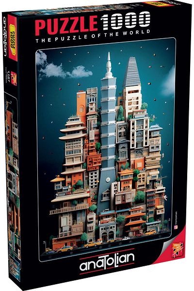 Anatolian Puzzle 1000 Piece Jigsaw Puzzle - Taipei 1187