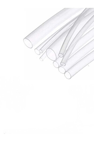 WOER Makaron 6,4 mm Şeffaf (1 Metre)