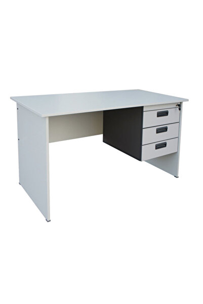 Mahmayi طاولة كتابة MP1 120x60 إصدار محدود مع أدراج معلقة - رمادي