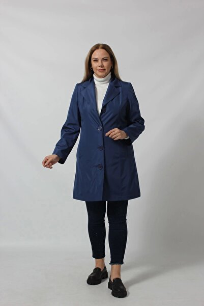 Moda Berray 1670 Düğmeli Cep Detaylı Bondit Ceket