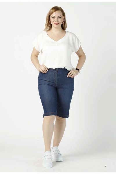 Moda Berray 2022 Pantaloni scurți din denim de mărime mare cu buzunare