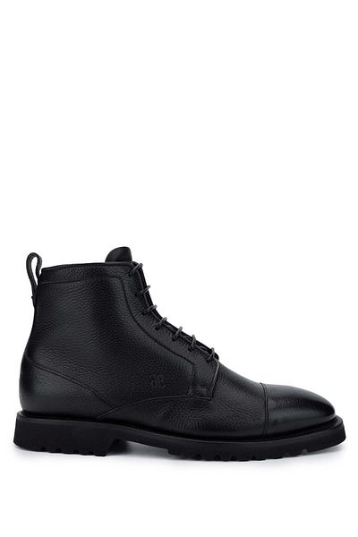 FABI Men's Genuine Leather Black Casual Boots