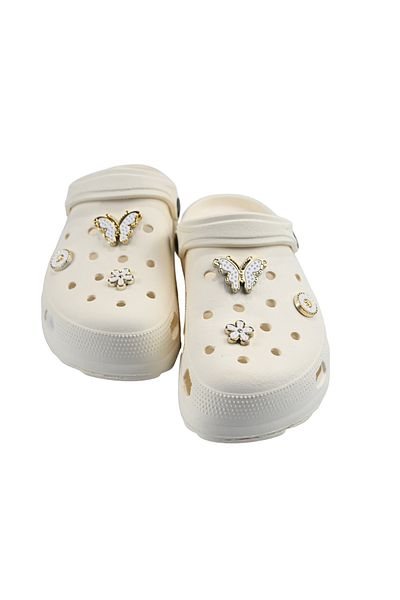 Sia Çanta Light and Comfortable Stoned Fancy Butterfly Patterned Children's Sandals