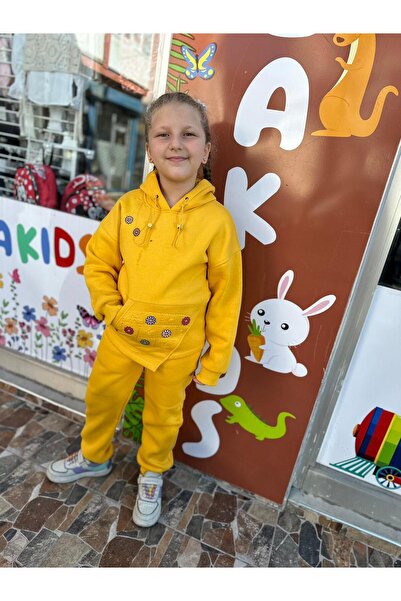 Emilakids طقم بدلة رياضية للفتيات من 3 قطع