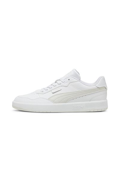 Puma حذاء رياضي نسائي - أبيض/رمادي - PUMA COURT ULTRA LITE