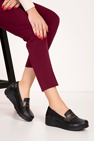 Gondol Hakiki Deri Anatomik Taban Rahat Ayakkabı Esfa.2085