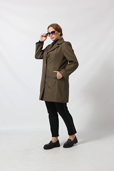 Moda Berray 1670 Düğmeli Cep Detaylı Bondit Ceket