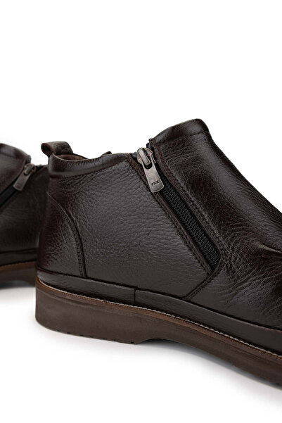 Tamer Tanca Erkek Hakiki Deri Kahverengi Casual Bot