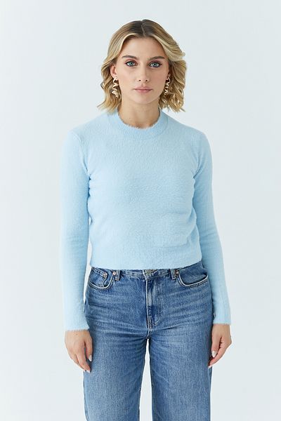 ModaPlaza Pulover de damă Crop Color Barba - 5613