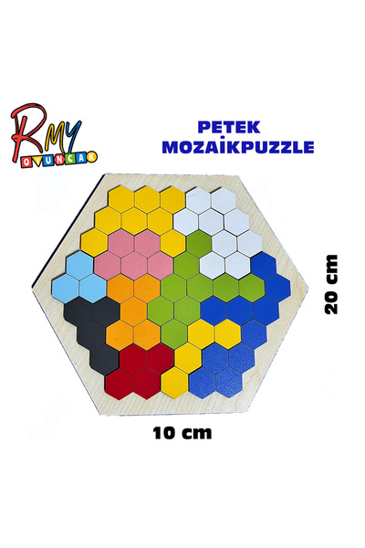 OYUNCAK ALTIGEN PETEK BUZZLE BUL-TAK MONTESSORİ AHŞAP OYUNCAK