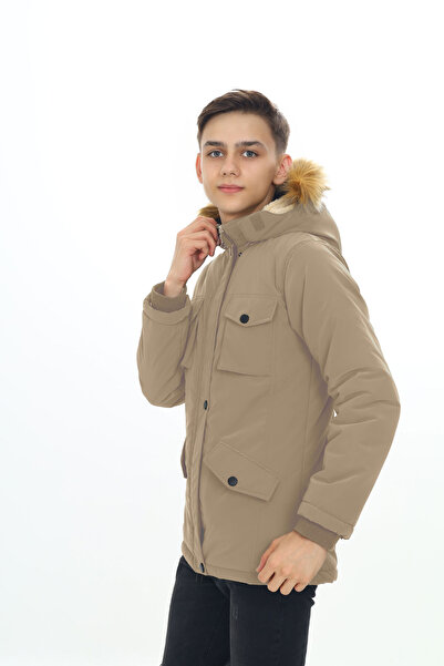 Joui Co Boy's Winter Coat Waterproof Winter Long Coat Coat