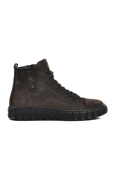 Bulldozer 250212 Anthracite Nubuck Γνήσιο Δερμάτινο Ανδρικές Μπότες