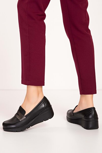 Gondol Hakiki Deri Anatomik Taban Rahat Ayakkabı Esfa.2085