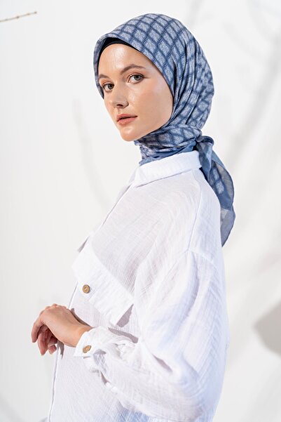 JAWEL Дамски малък мек шал с етнически мотив