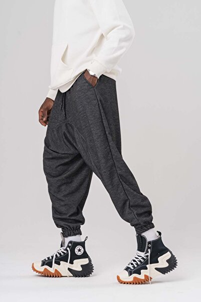 go gang own Shalwar complet cu talie de construcție și elastic pentru picioare