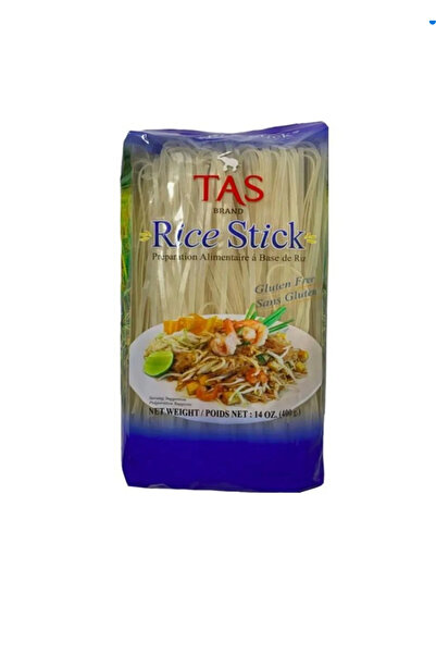 T.A.S. Pirinç Çubuğu Rice Stick Glutensiz Makarna  400 gr