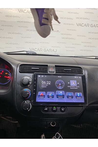 NAVECRON HONDA CIVIC VTEC 2001-2006 UYUMLU ANDROID MULTİMEDYA GERÇEK 2/32 KABLOSUZ CARPLAY GERİ GÖRÜŞ KMR