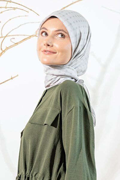 JAWEL وشاح نسائي ناعم ذو مربعات صغيرة