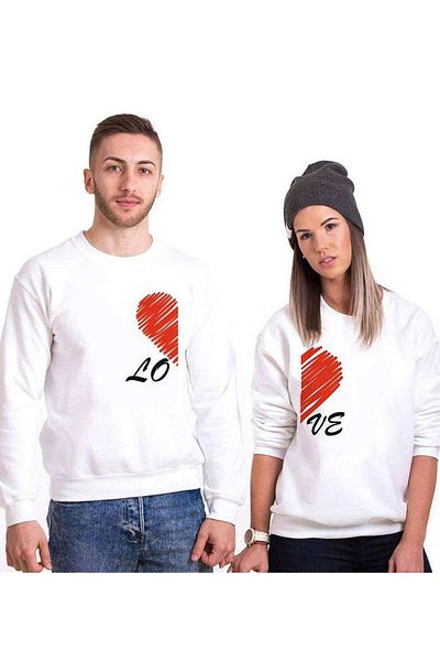 Tshirthane Lo And Line Lover Combinations Sweatshirt Couple Combination