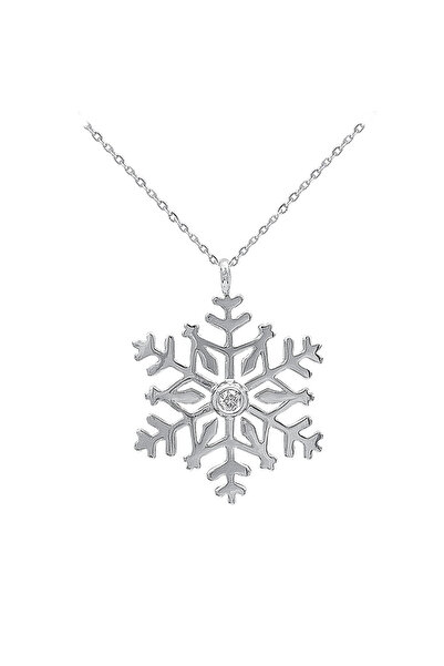Ariş Pırlanta Kar Tanesi Kolye