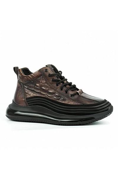 Voyager Pantofi din piele pentru bărbați 24K-E053 - maro