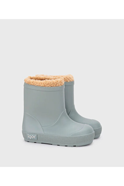 IGOR Yogı Borreguıto Дитячі дощові чоботи з хутром GREEN