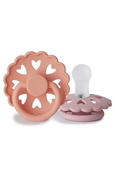 Frigg لهاية سيليكون مزدوجة من Fairytale - 0-6 أشهر جميلة باللون الخوخي/البرقوق