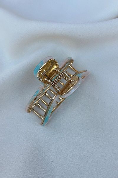 yucelique Луксозна костна катарама с дизайн на полумесец