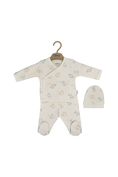 Tiffany Baby Cats And Dog Theme 3'lü Bebek Zıbın Seti 20078