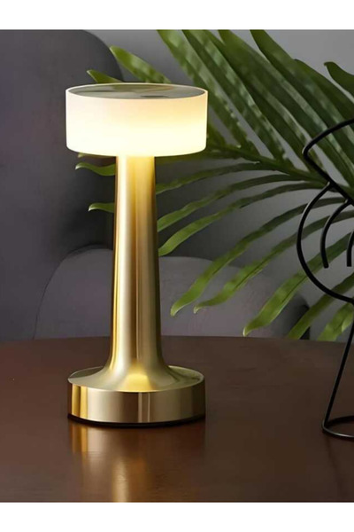 Cata Ct-8436 Gold Masa Lambası 3 Renk (3000K - 6500K- AMBER) Dim Edilebilir