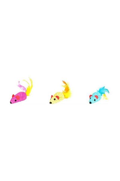 Flamingo Shuka Furry Mouse Cat Toy