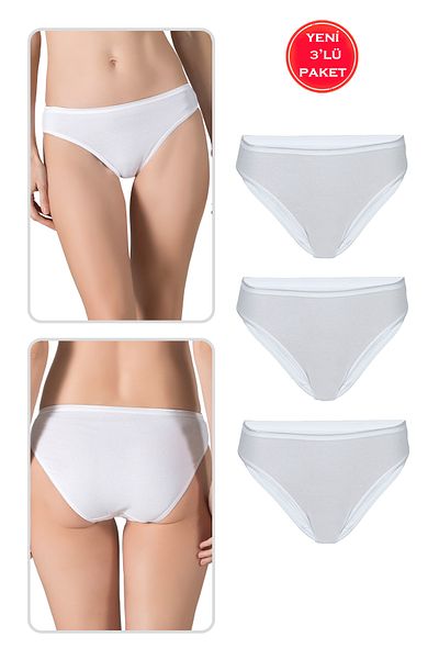 ÖZKAN underwear Özkan 23926 3 Pack Women's Viscose Flexible Comfortable Slip Panties