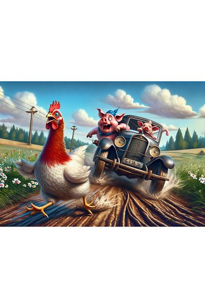 Art Puzzle Art Kids Chase 200 Piece Puzzle