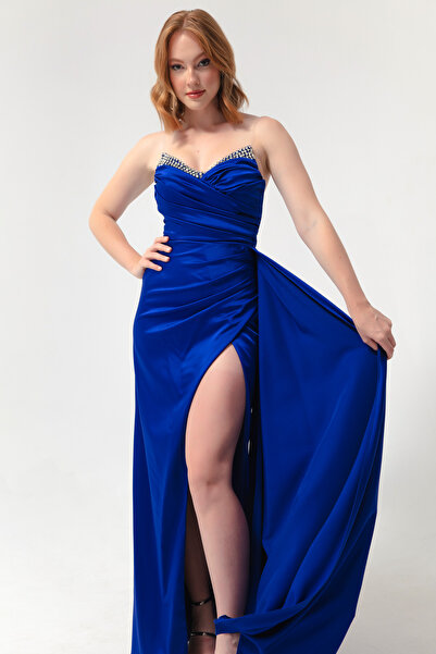 Lafaba Női Saks Chest Stone hosszú estélyi ruha