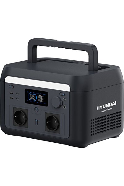 Hyundai THOR 600 Taşınabilir Güç İstasyonu (512WH) Ev Karavan ve Dış Mekan Kullanımı İçin LiFePO4 Ba