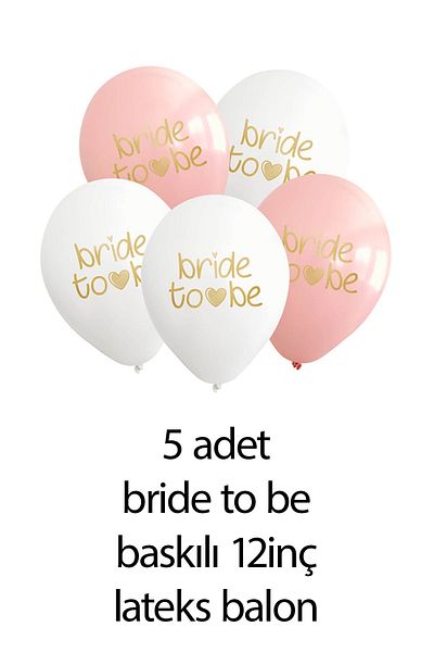 Atölye Mi Ασημένιο πανό καλλιγραφίας Bride To Be Heart Balloon Bride Party Σετ στολίδι με μπαλόνι