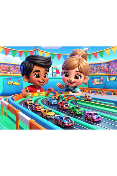 Art Puzzle Art Child Let's Competition 100 Piece Puzzle