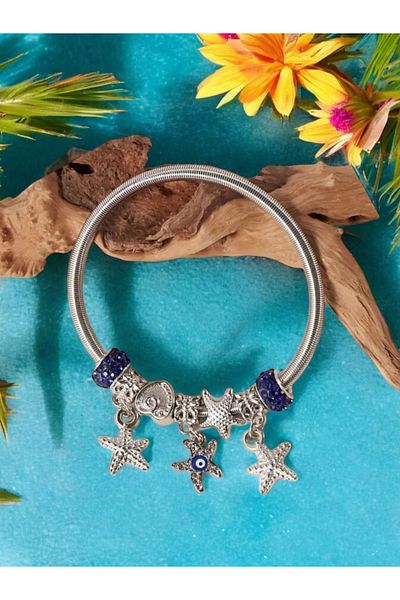 ERALLUX Ocean Series Flexible Charm Bracelet