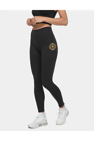 TWINTICKS Ψηλόμεσο, εμπριμέ, ελαστικό και συσφιγκτικό στη μέση κολάν για αθλη...