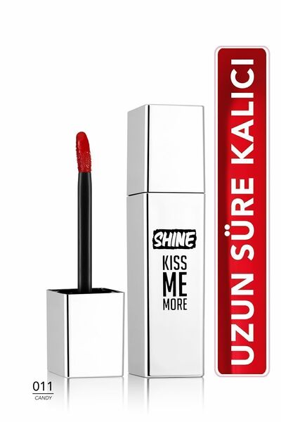 Flormar Long-lasting Gloss Liquid Lipstick (SUGAR RED) - Shine Kiss Me More L...