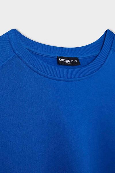 DeFacto Cool Oversize Wide Fit Crew Gât Gros Basic Solid Hanorac A4177ax24wn