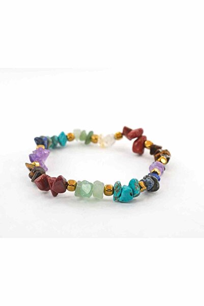 Mina Souvenir سوار من الحجر الطبيعي المكسور 7 شقرا (عين النمر، السترين، الجاس...