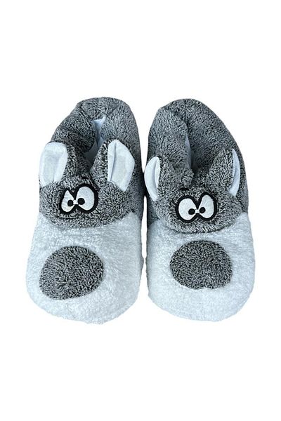 Liger Παντόφλες Unisex Soundproof Home Booties ΛΕΥΚΟ - ΓΚΡΙ