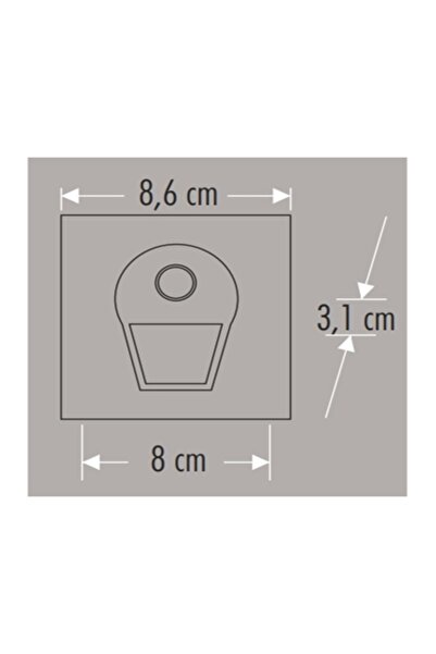 Cata Sensörlü Koridor Aydınlatması Ct-5170 Beyaz Kasa Beyaz Işık