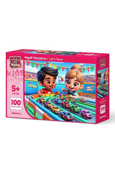 Art Puzzle Art Child Let's Competition 100 Piece Puzzle