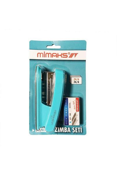 Mimaks Blue Stapler Set - No:24/6 Code: S7