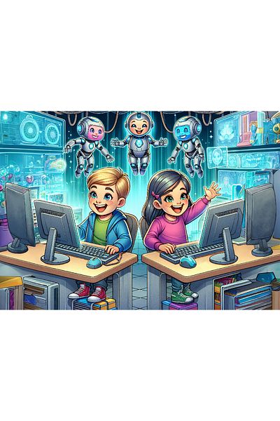Art Puzzle Art Child Robotic Coding 200 Piece Puzzle