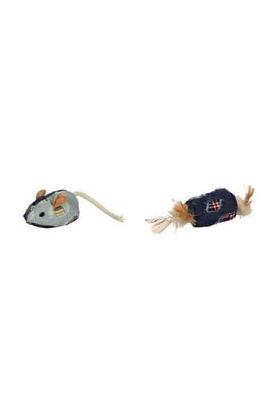 Flamingo Meranroll & Mouse Plush Cat Toy 16.5 cm Tazemama 1001203783   - 240- 561187   - from Petshop